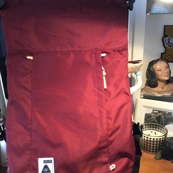 ❤️SOLD❤️ Poler Stuff Camp Vibes Roll Top  Backpack - Picture 3 of 8